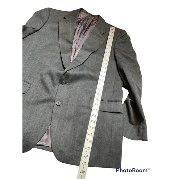 Vintage Tailored Elegance by Victors Washington Mall Suit 43R Mens Pin Striped - Picture 6 of 15